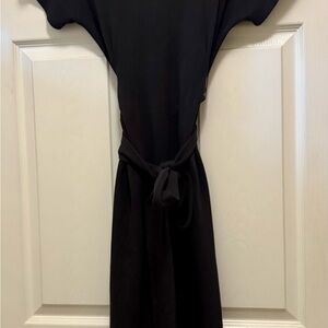 Peace Love World Black Long Sleeve Dress